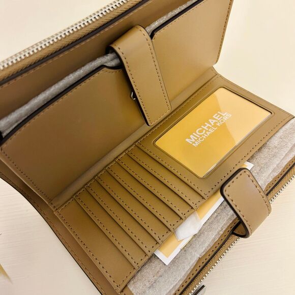 Michael Kors Wallet Jet Set Large Ombré Signature Logo Wristlet Husk - Picture 4 of 4